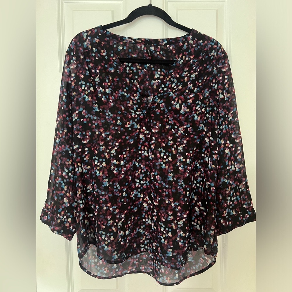 Maurices 3/4 sleeve length blouse